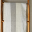 Cotton Rayon Linen Texture Stripe Besar 905
