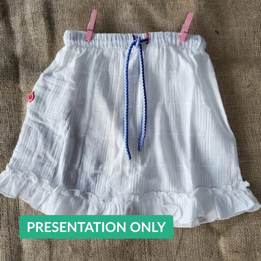 Cotton Texture Henie White