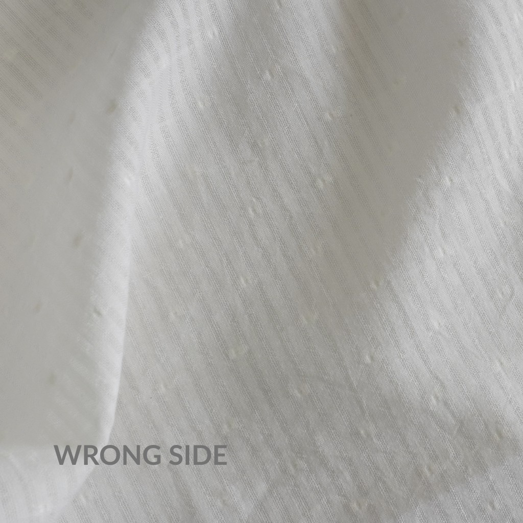 Cotton Swiss dot Kringkel Stripe Zea