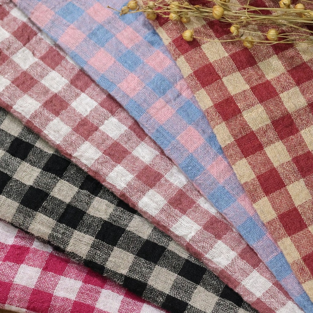 Pure Linen Crinkle Yarn Dyed [210505]