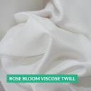 Rose Bloom Viscose Twill [100 TW]