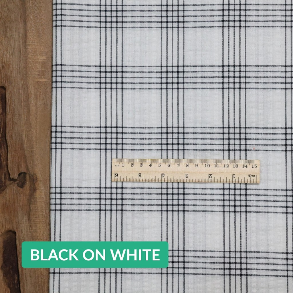 Cotton Yarn Dyed Seersucker