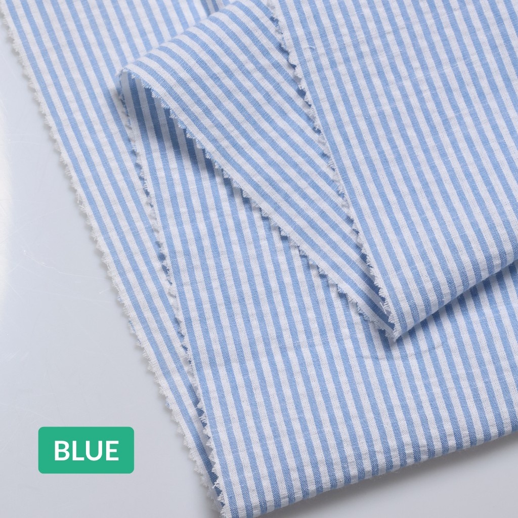 Cotton Seer Sucker Fine Stripe