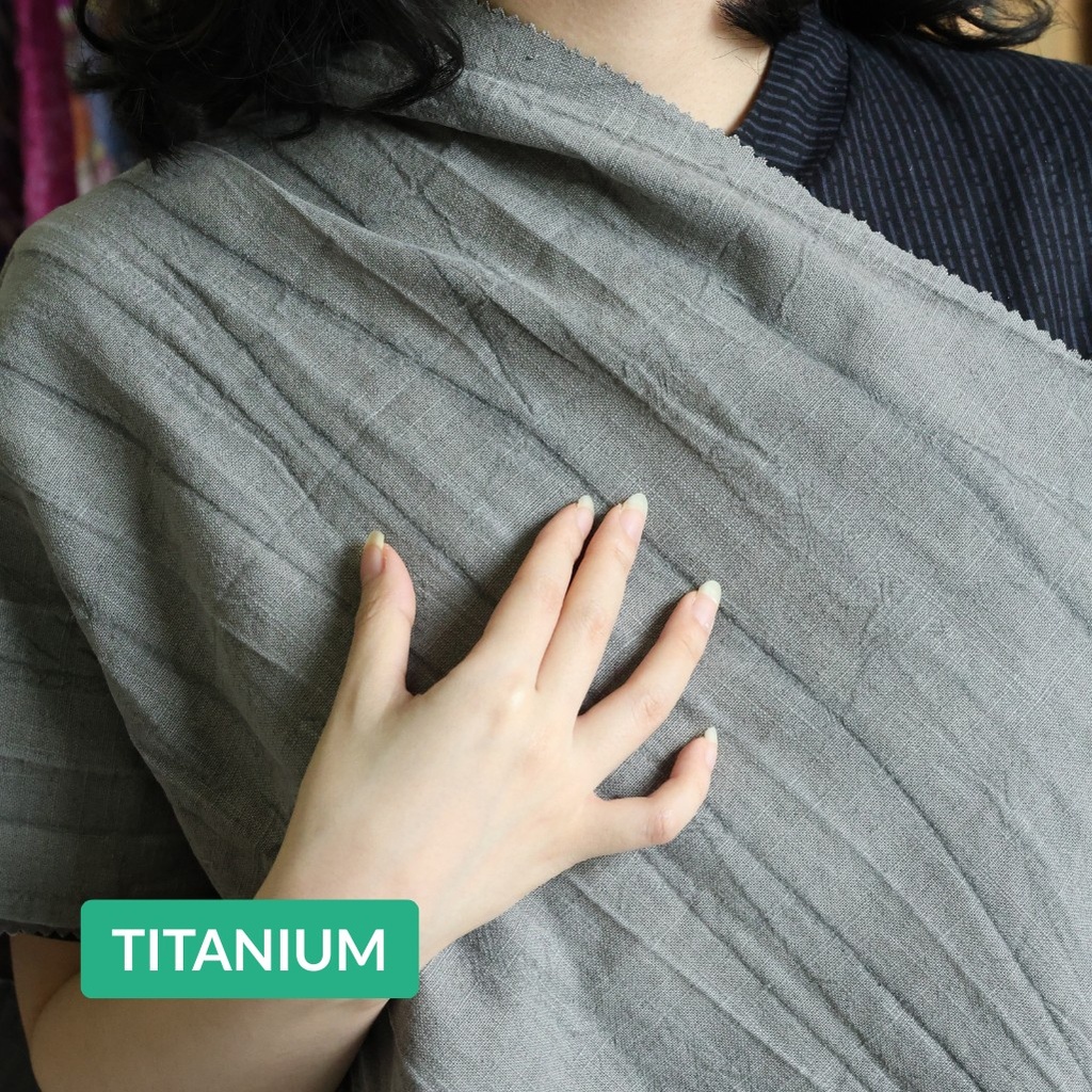 Rami Cotton Wrinkle Bark