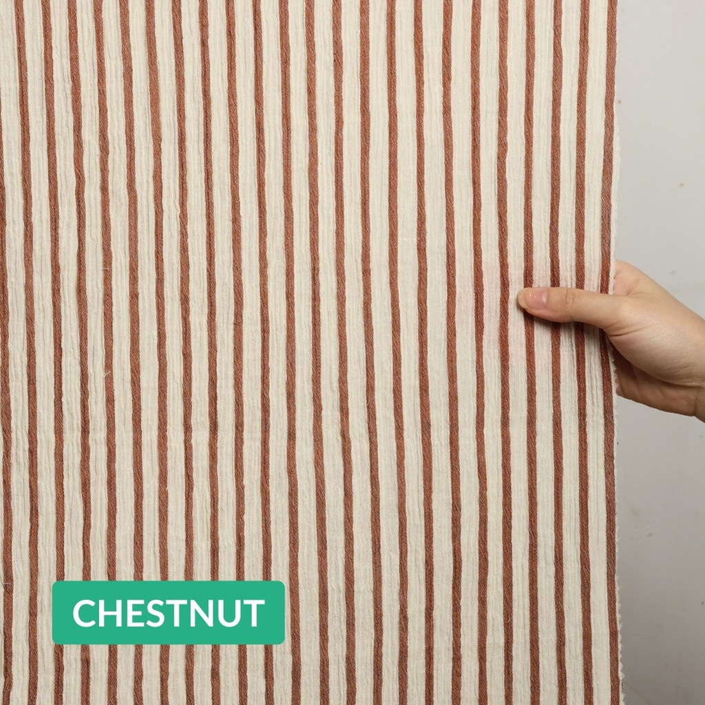 Cotton Crinkle Stripe BD