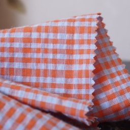 Cotton Sheer Sucker CY-170615 Orange Lilac